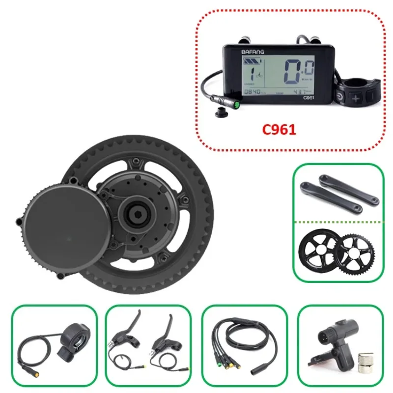G340 Mid Drive Motor Kit C961  - огляд і ціна Mid Drive Conversion Kit 1000W