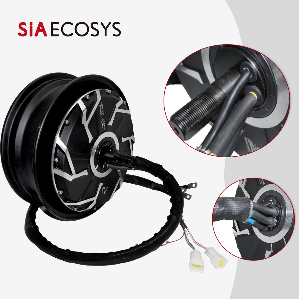 QSMOTOR 12 Inch 12000W 72V 150 - огляд і ціна 12000W Electric Motorcycle Hub Motor