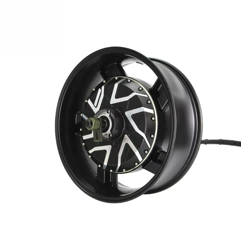 17X6.0 Inch 273 12000W V4 72V  - огляд і ціна 12000W Electric Motorcycle Hub Motor
