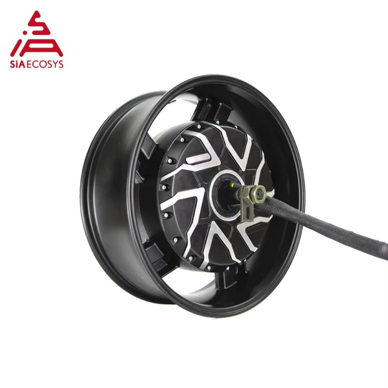 17X6.0 Inch 273 12000W V4 72V  - огляд і ціна 12000W Electric Motorcycle Hub Motor